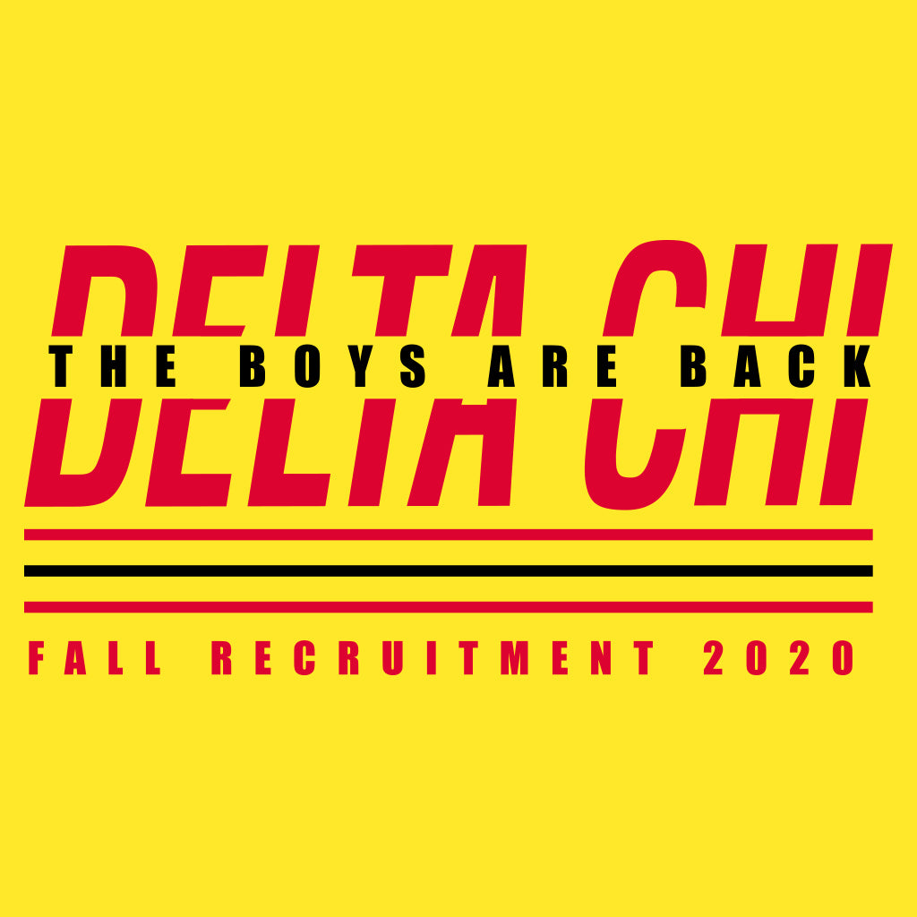Delta Chi Minimal Fall Recruitment Design