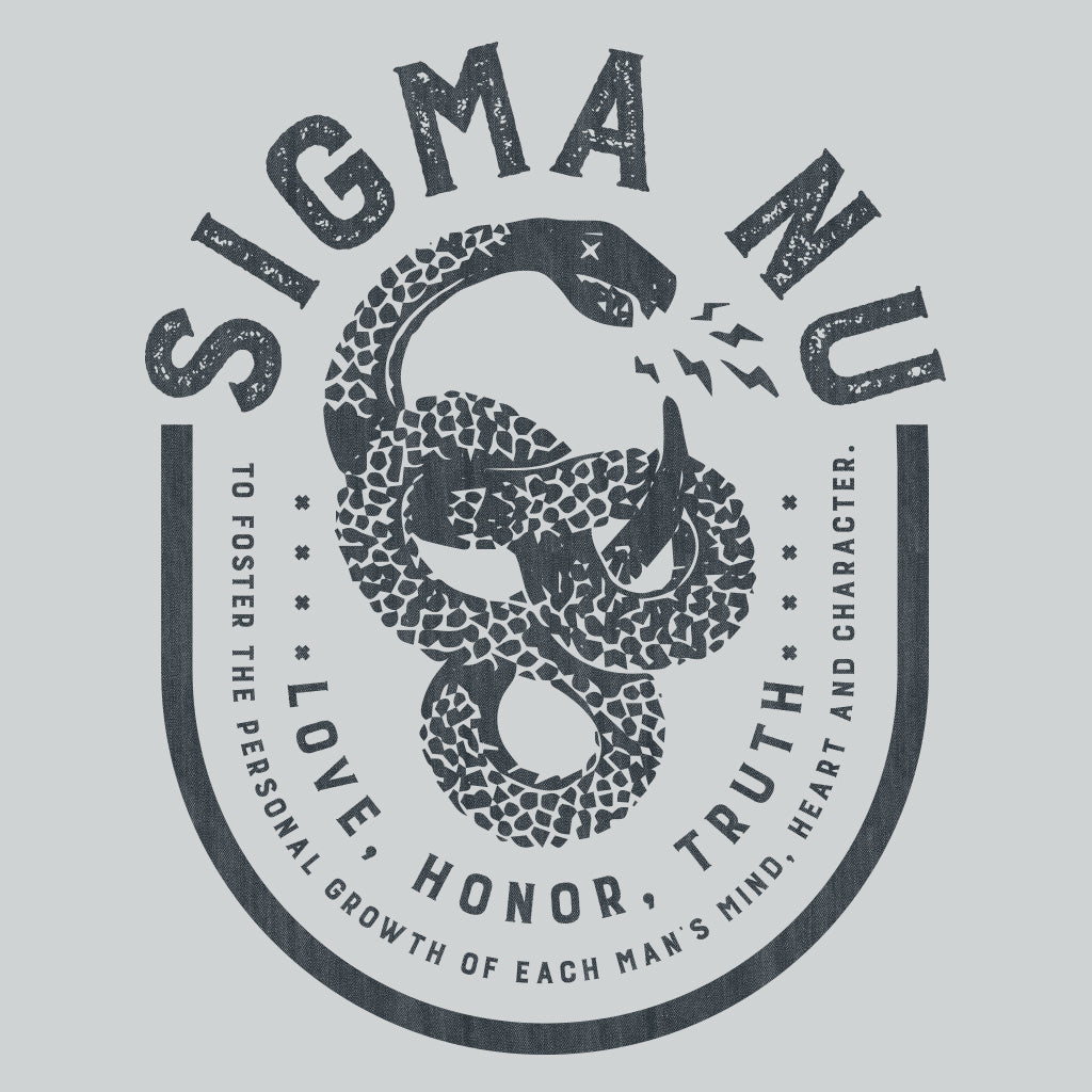 Sigma Nu Snake Motto PR Design