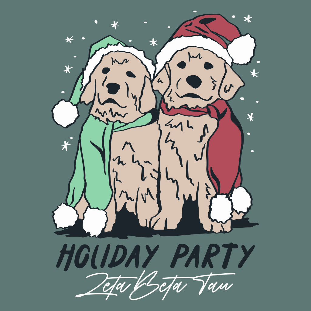 Holiday Puppy Party Design