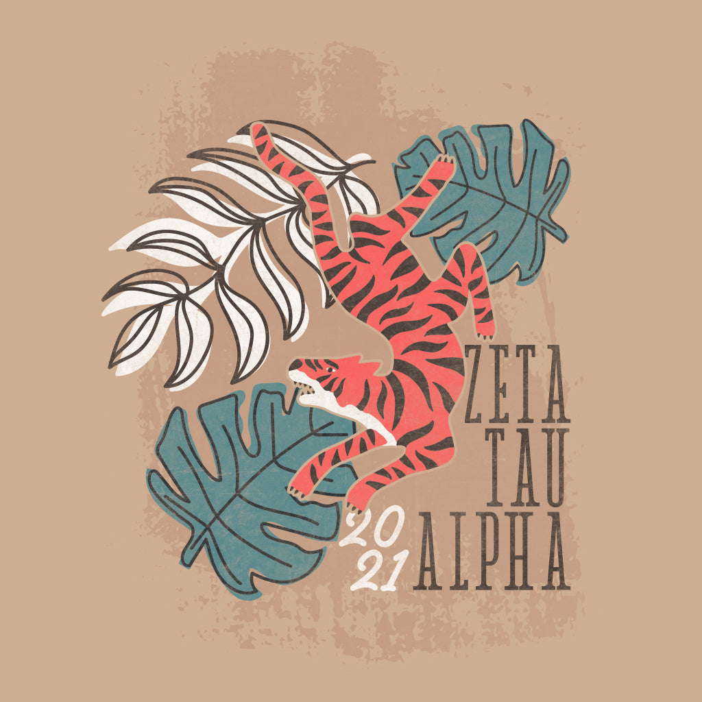 Zeta Tau Alpha Tropical Tiger