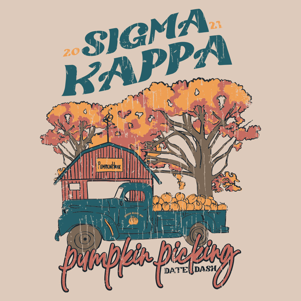 Sigma Kappa Pumpkin Patch Design
