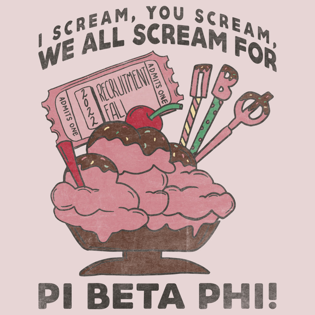 I Scream for Pi Beta Phi Recruitment