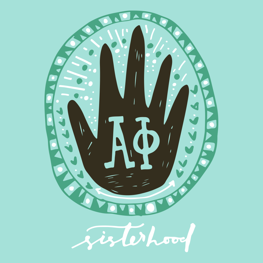 Alpha Phi Sisterhood Tribal Design