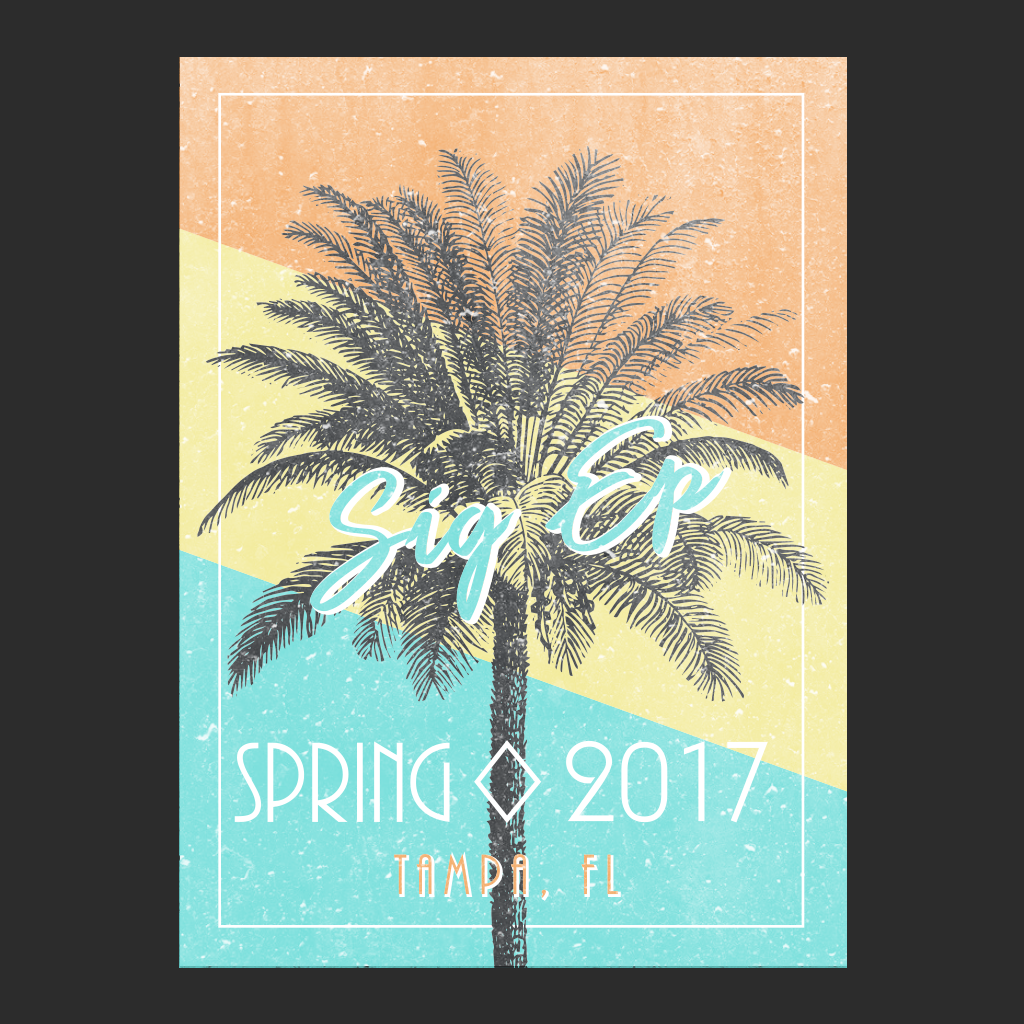 Sigma Phi Epsilon Tropical Spring Rush Shirts