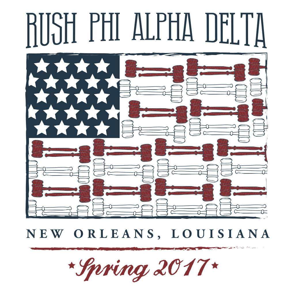 Phi Alpha Delta Patriotic Design