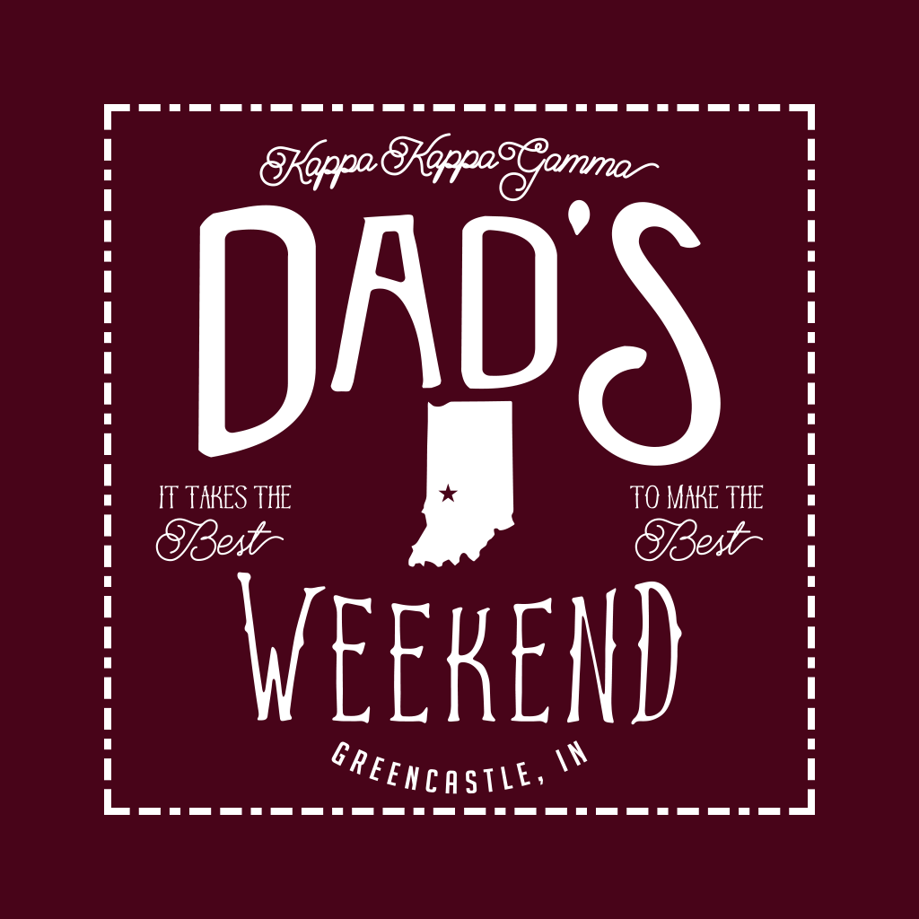 Kappa Kappa Gamma Dad's Weekend Design