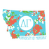 Delta Gamma Floral State Monogram Design