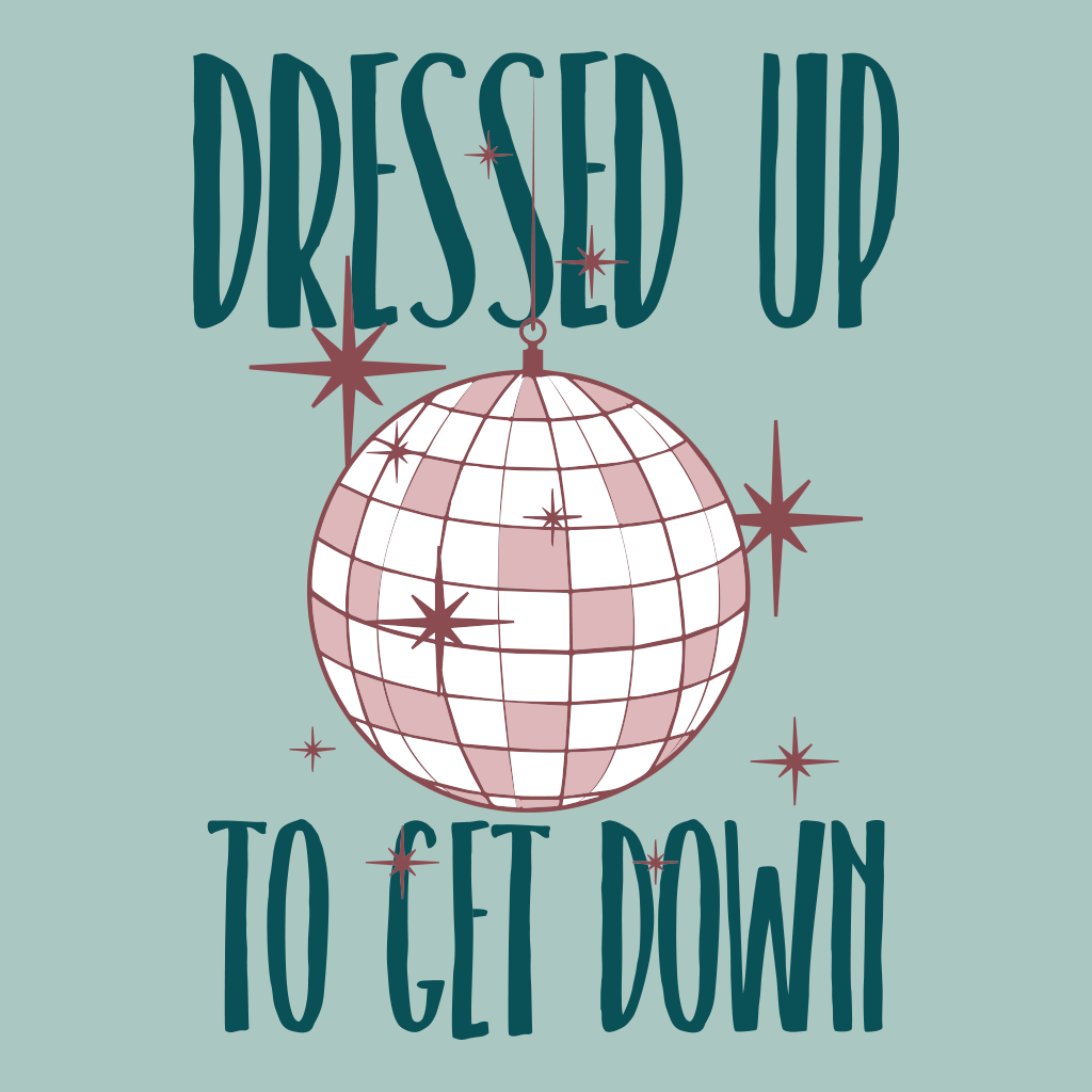 Retro Disco Ball Design