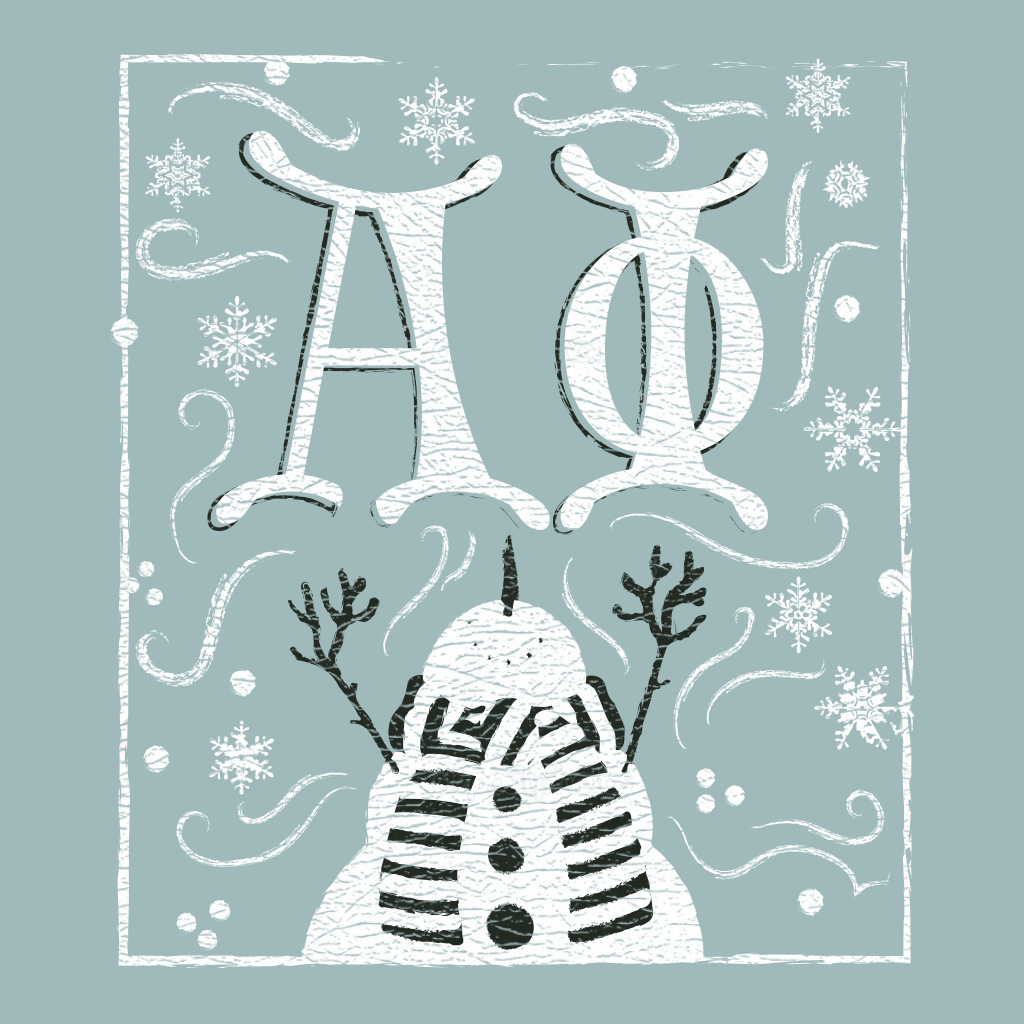 Alpha Phi Winter Wonderland Design