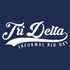 Tri Delta Classic Baseball Bid Day Design