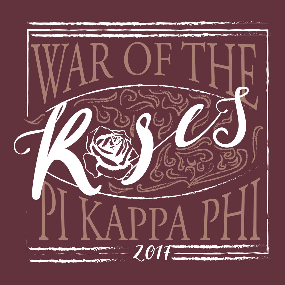 Pi Kappa Phi War of Roses Design