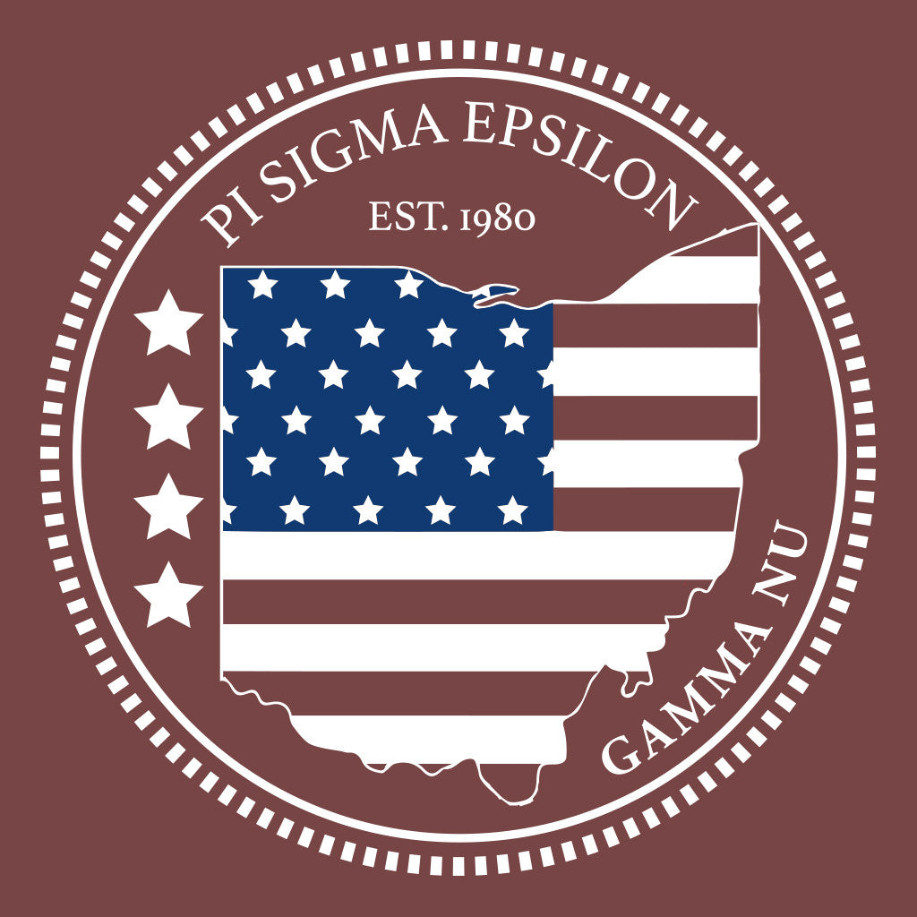 Pi Sigma Epsilon Patriotic Design