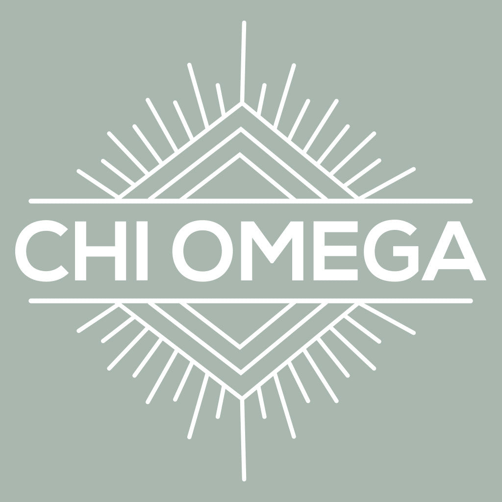 Chi Omega Geometric Design