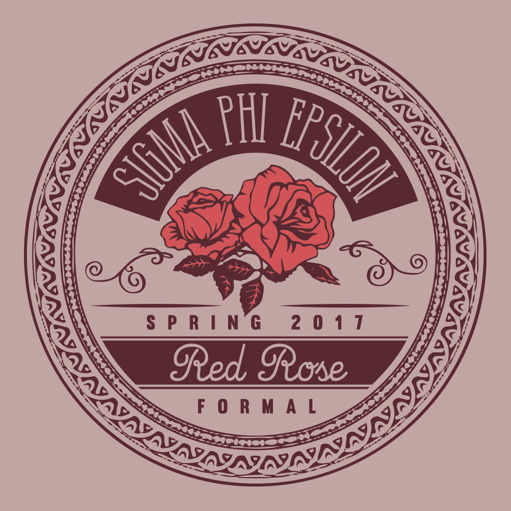 Sigma Phi Epsilon Red Rose Formal Design