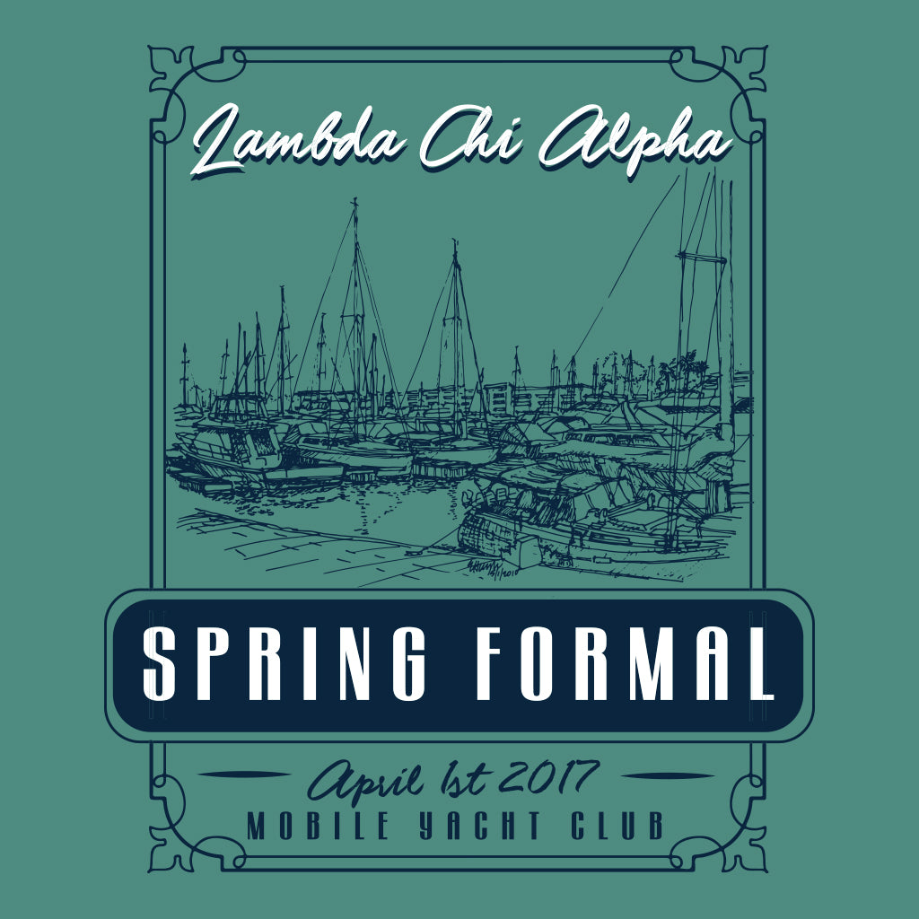 Lambda Chi Alpha Spring Formal Boat Design