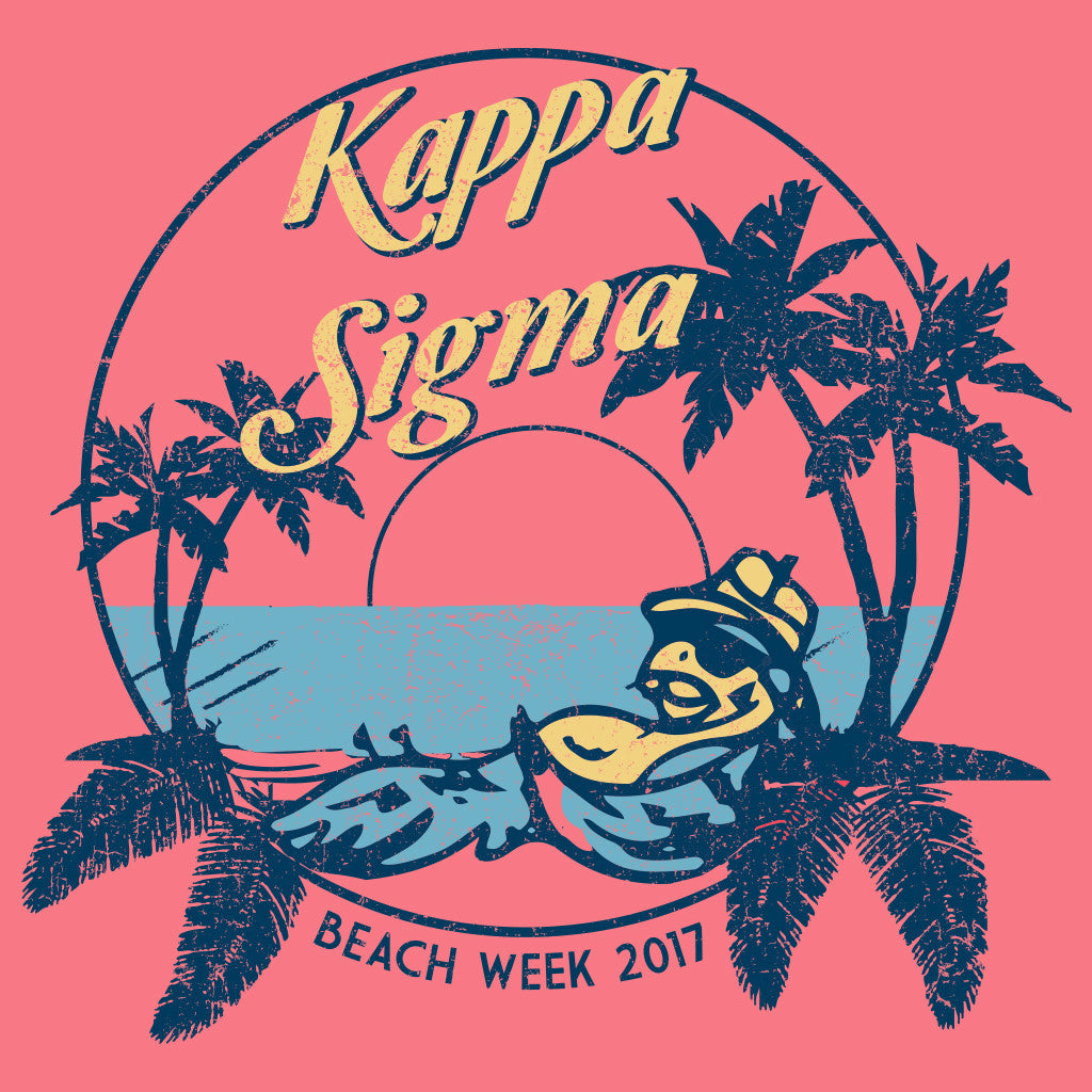Kappa Sigma Beach Week Parrot Design