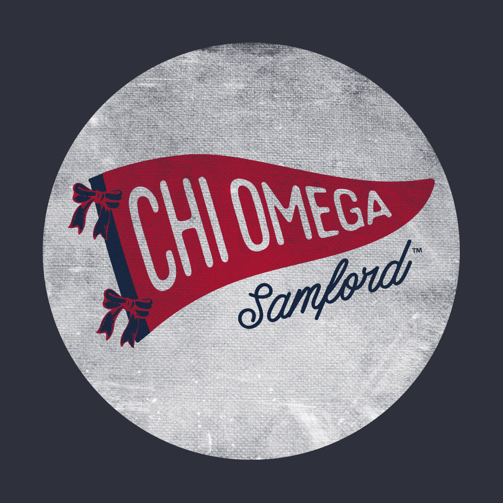 Chi Omega Old School Spirit Design