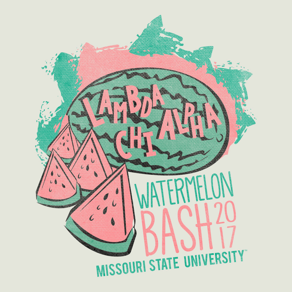 Retro Vibes Watermelon Bash Design