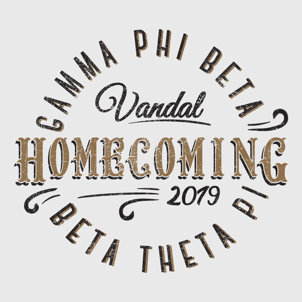 Gamma Phi Beta & Beta Theta Pi Classic Homecoming Design