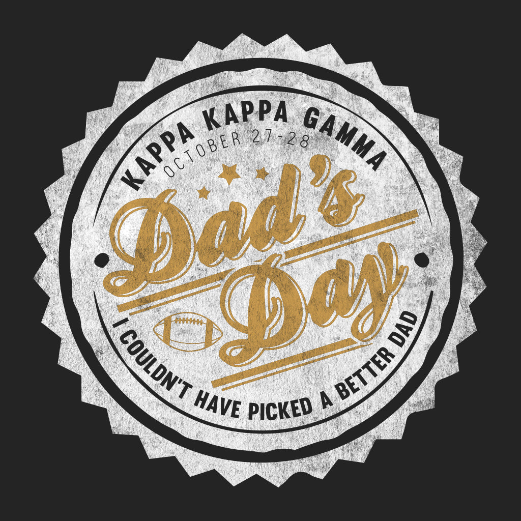 Kappa Kappa Gamma Vintage Vibes Dad's Day Design