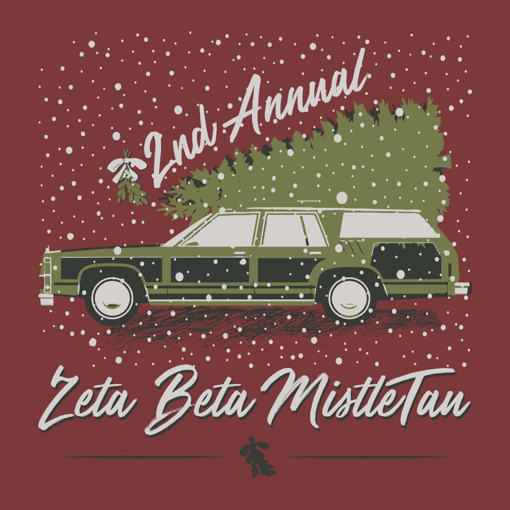 Zeta Beta Misletau Holiday Design