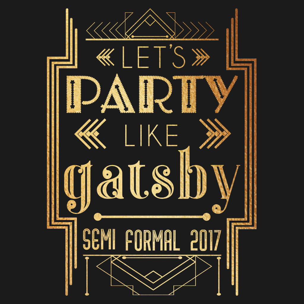 Let's Party Like Gatsby Design