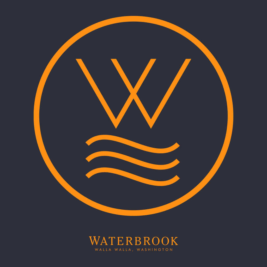 Waterbrook Winery Minimal Logo Design