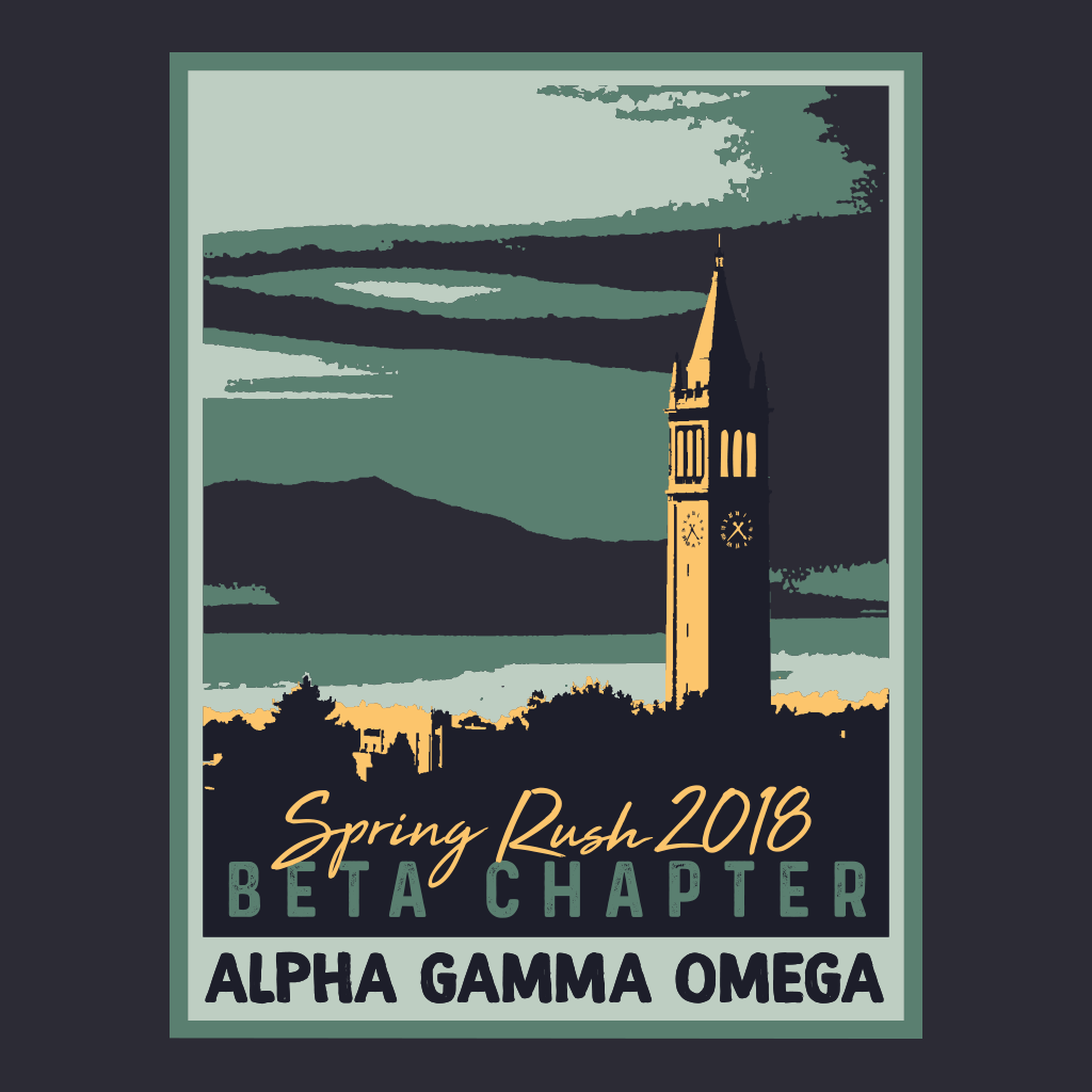 Alpha Gamma Omega Scenic Rush Design