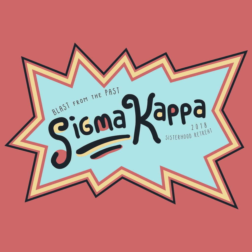 Sigma Kappa Blast from the Past Design