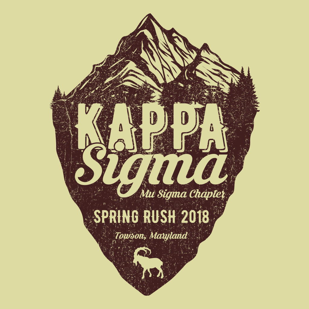 Kappa Sigma Rustic Spring Rush Design