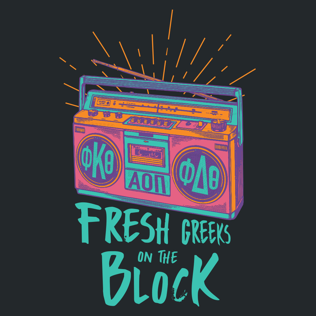 Fresh Greeks on the Block Throwback Design