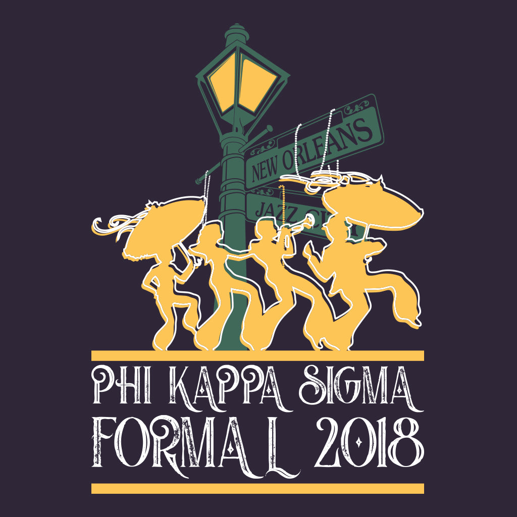 Phi Kappa Sigma Mardis Gras Formal Design