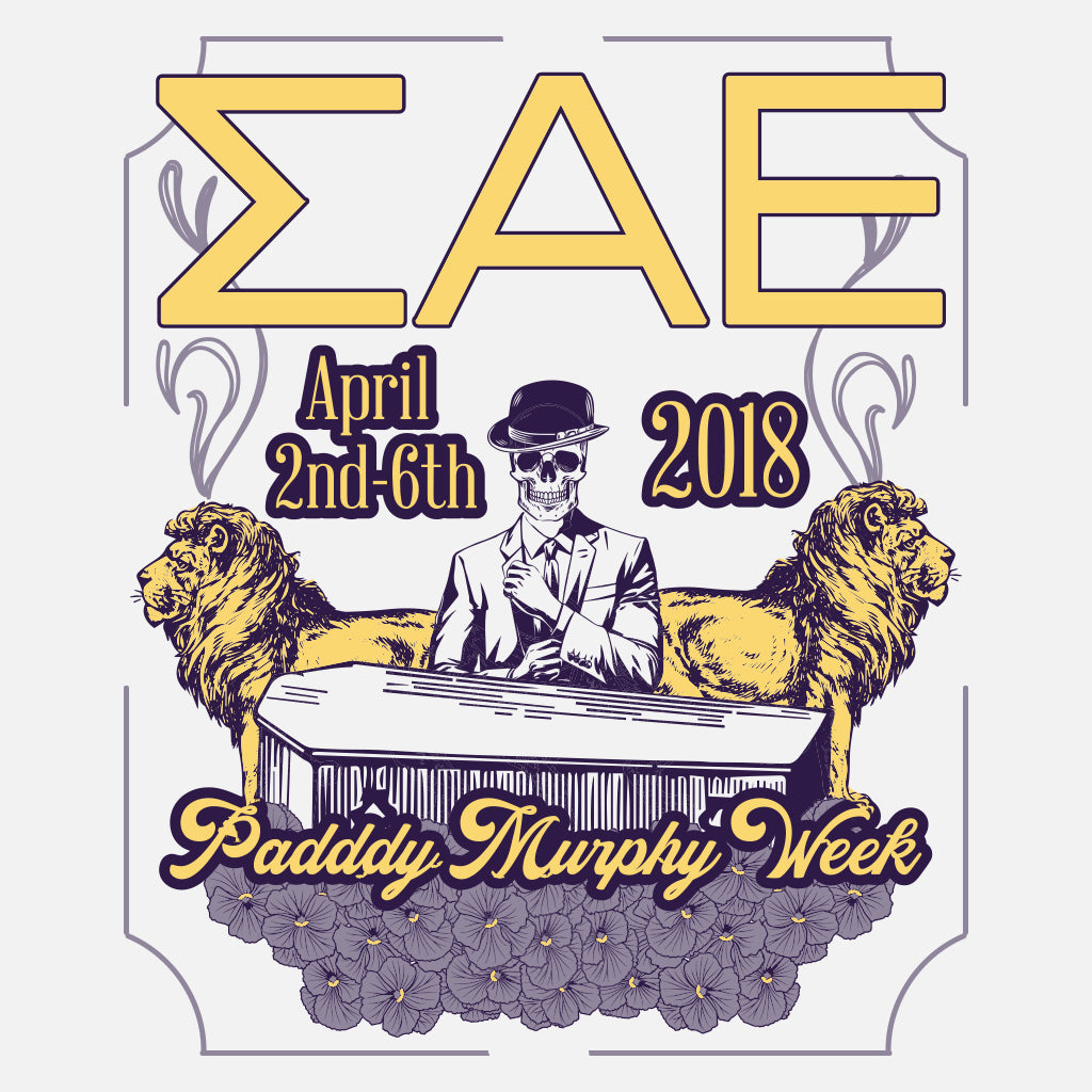 Sigma Alpha Epsilon Paddy Murphy Week Design