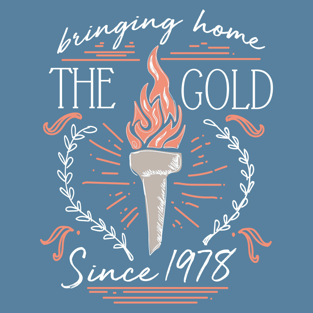 Bringing Home the Gold Sketch Design