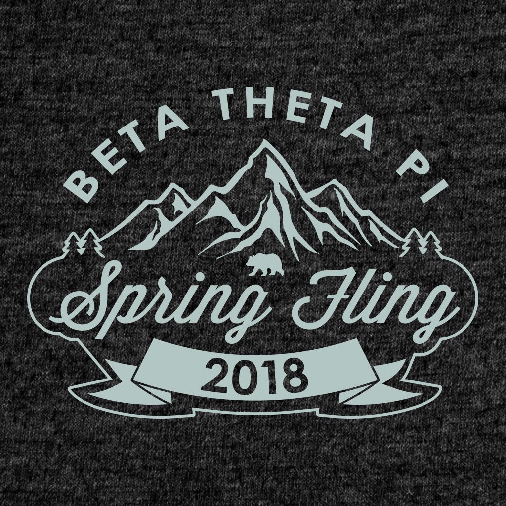 Beta Theta Pi Spring Fling Mountain Design