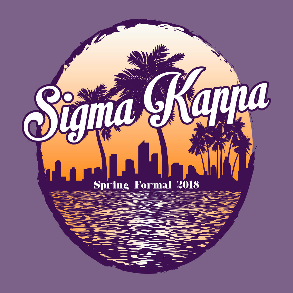 Sigma Kappa Spring Formal Island Design