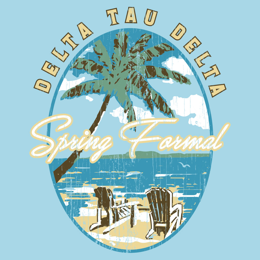 Delta Tau Delta Beach Chairs Spring Formal Design