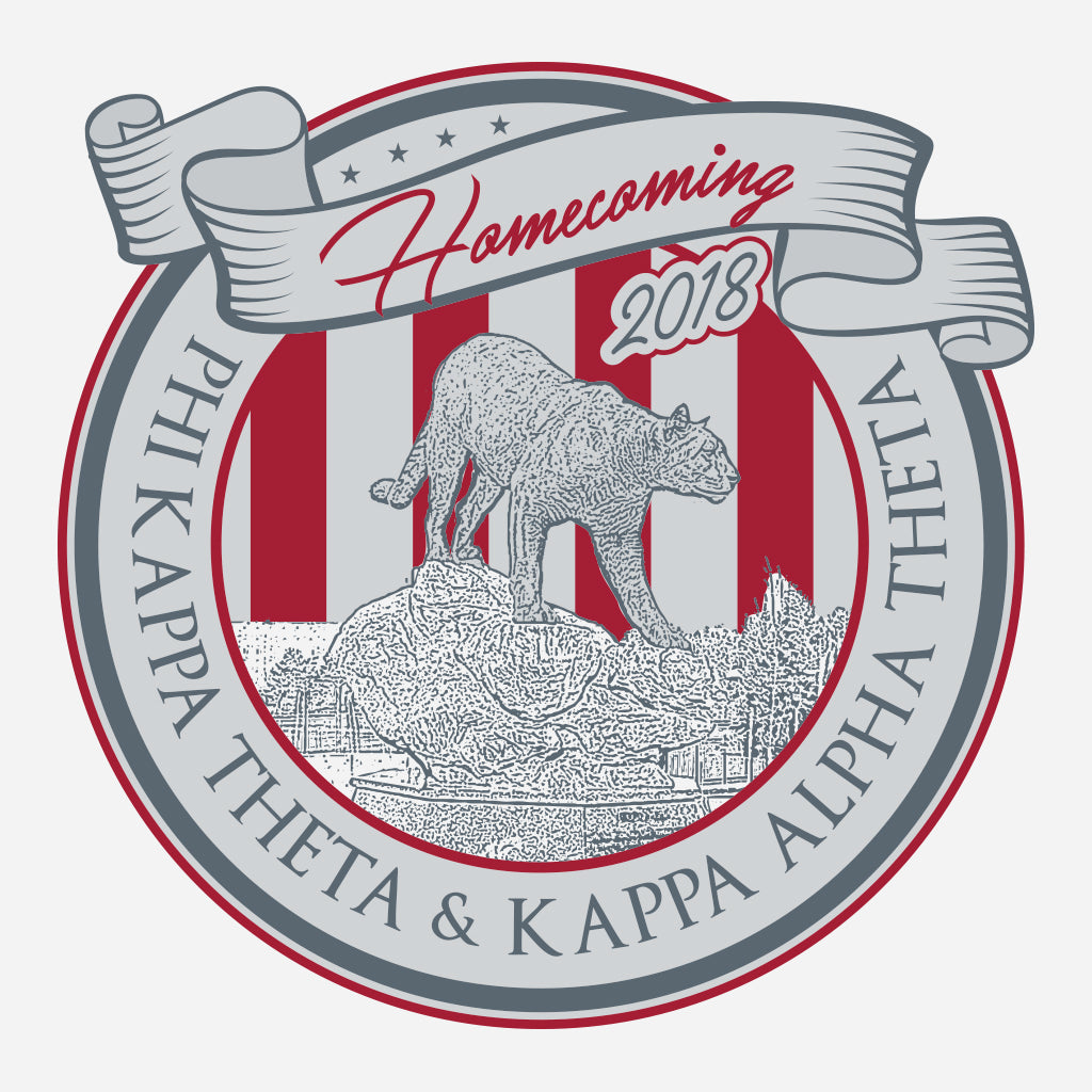 Phi Kappa Theta &  Kappa Alpha Theta Cougar Homecoming Design