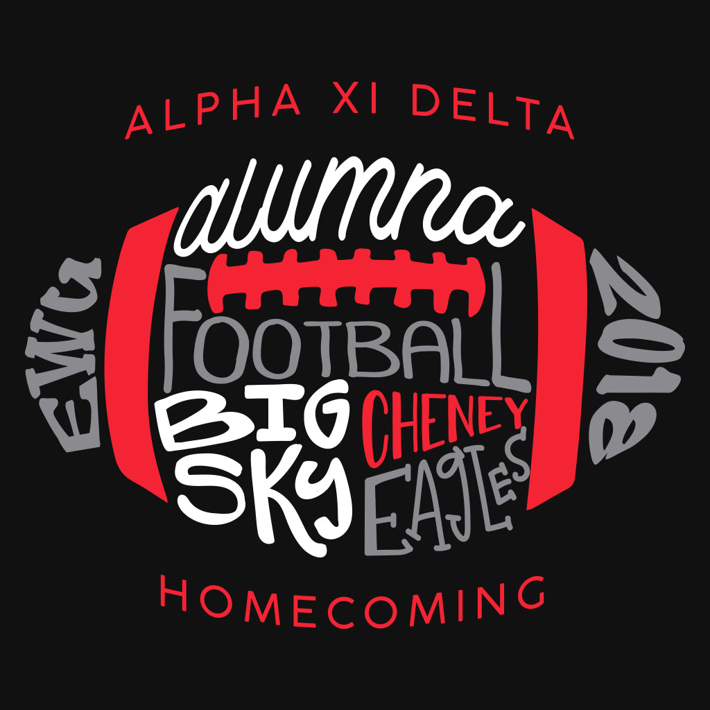 Alpha Xi Delta Alumna Homecoming Design
