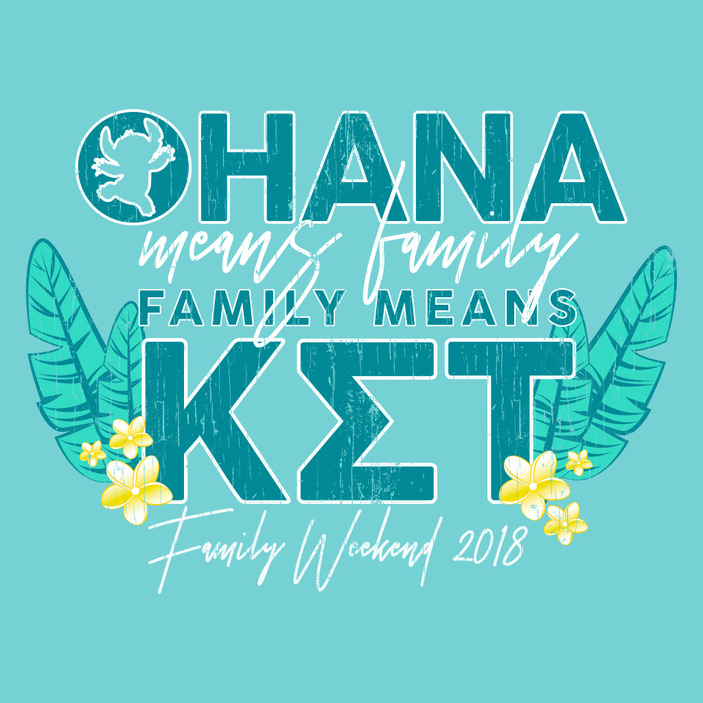Ohana Means Family Tropical Family Weekend Design