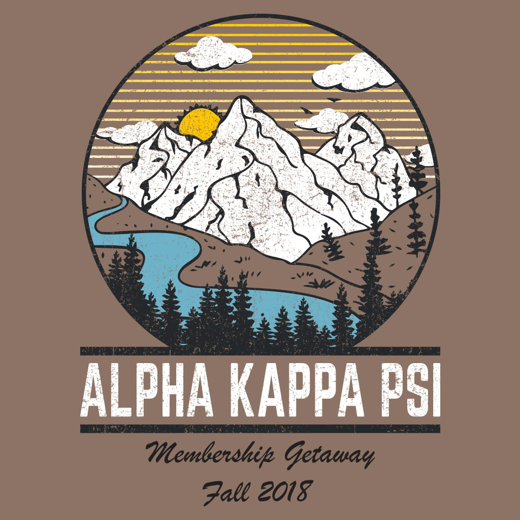 Alpha Kappa Psi Mountain Membership Retreat Design