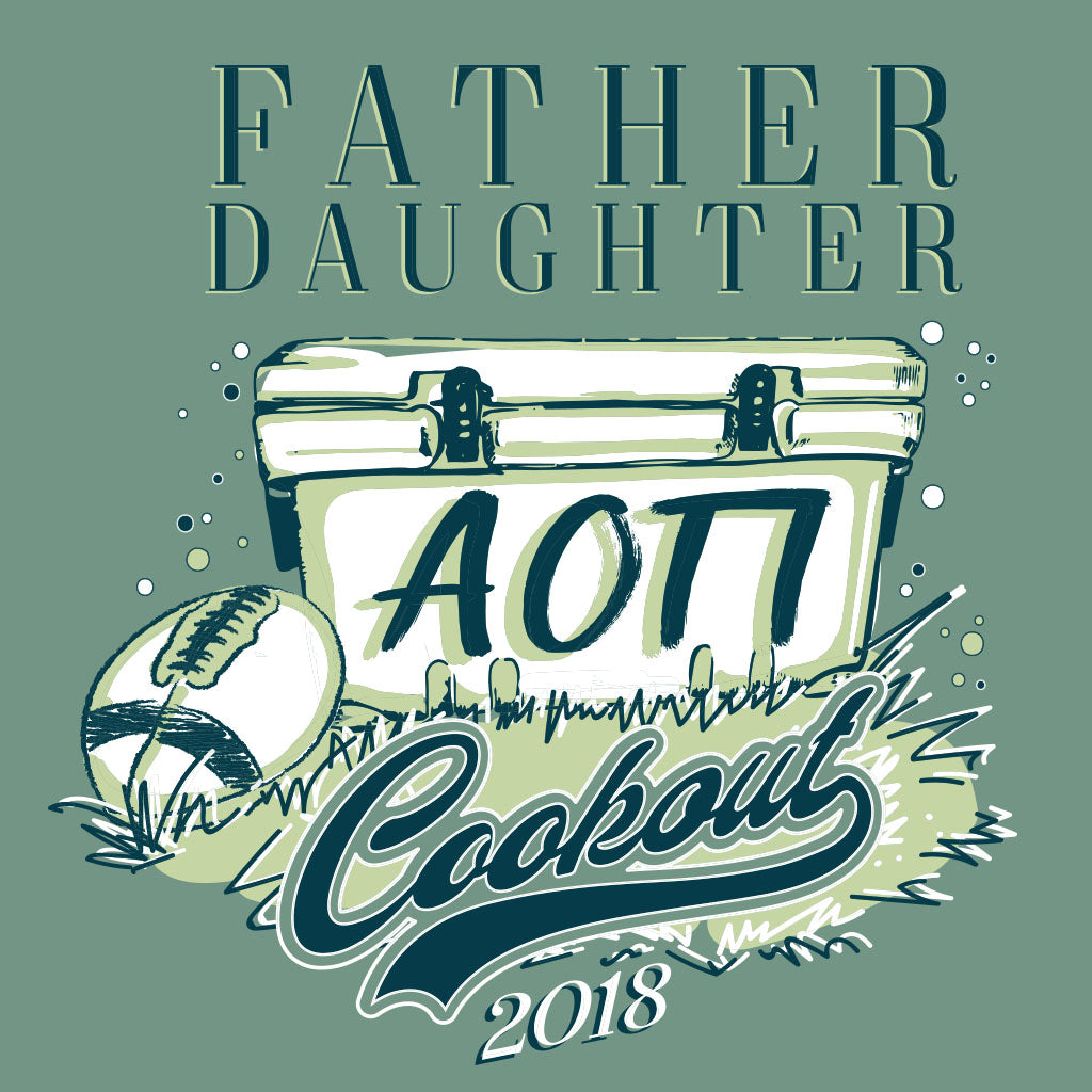 Alpha Omicron Pi Father Daughter Cookout Design