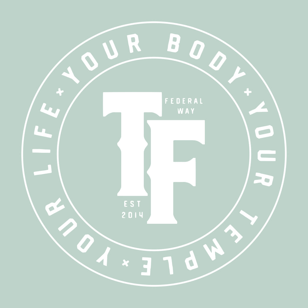 Temple Fitness Circular Badge Design