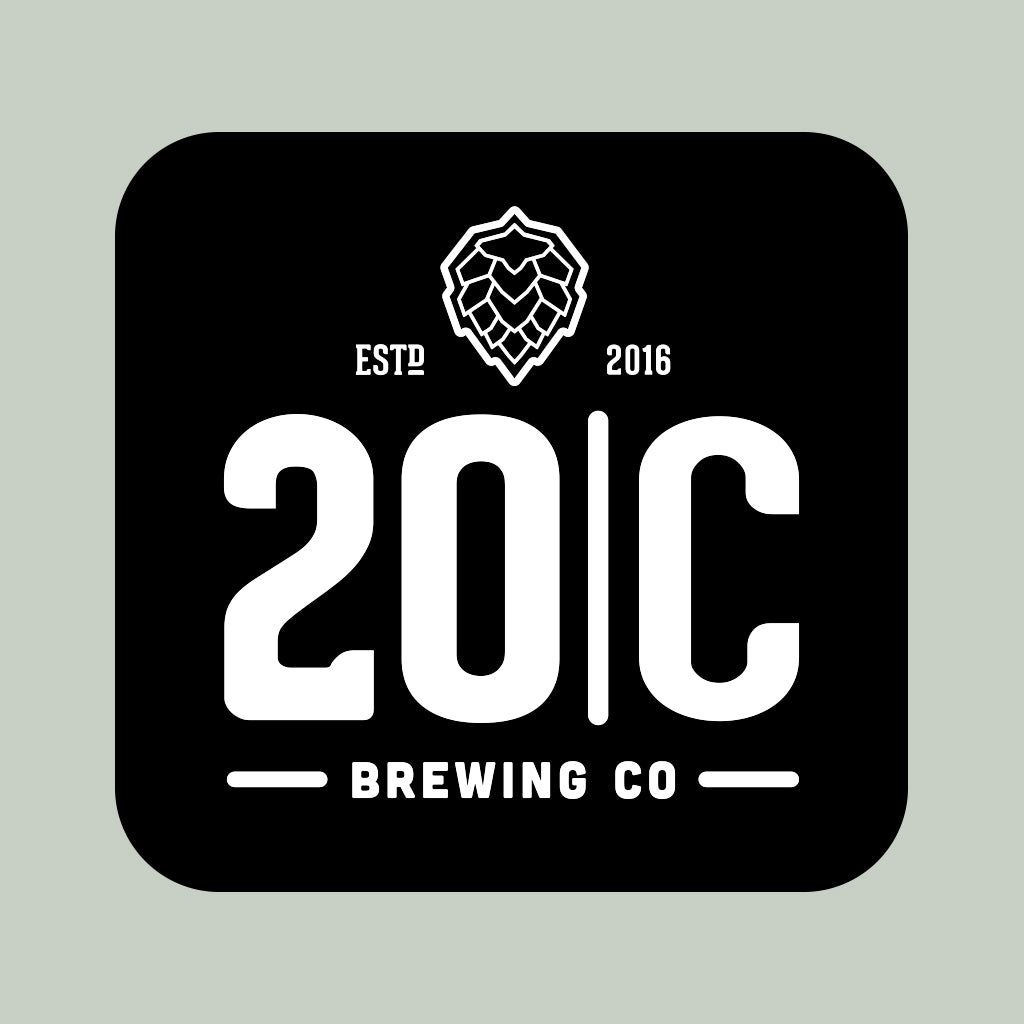 20 Corners Brewery Simple Badge Design