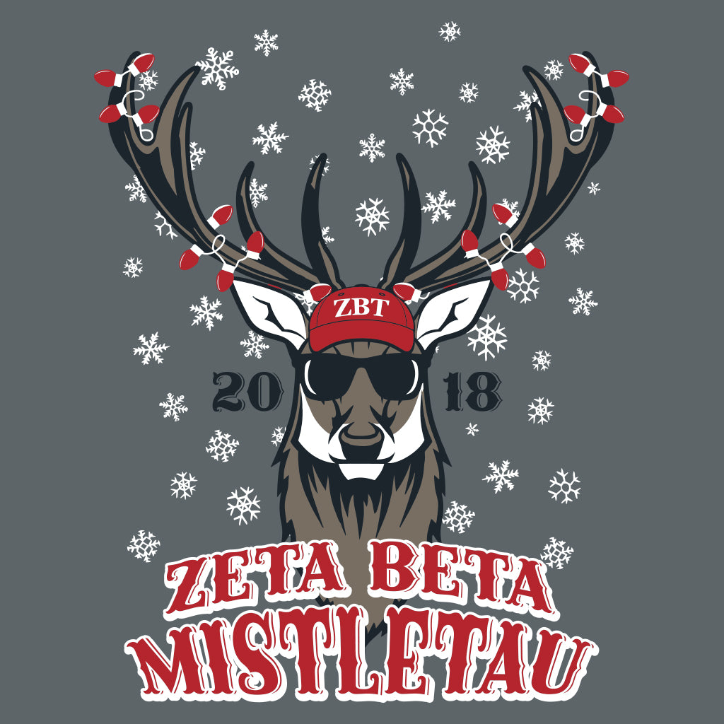 Zeta Beta Mistletau Holiday Design