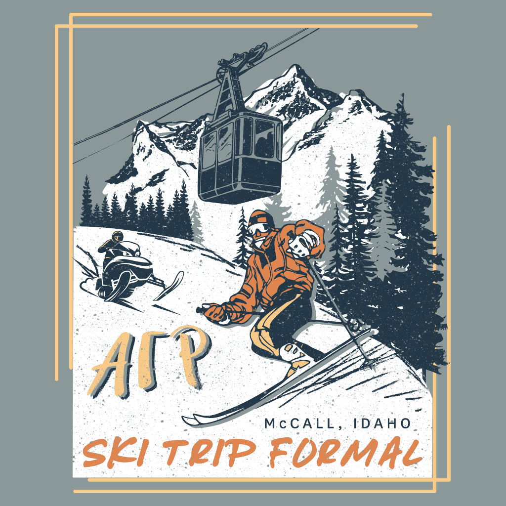 Alpha Gamma Rho Ski Trip Formal Design