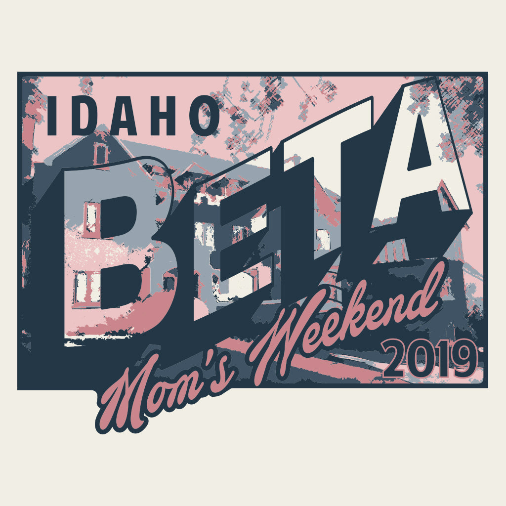 Beta Theta Pi Postcard Mom's Weekend Design
