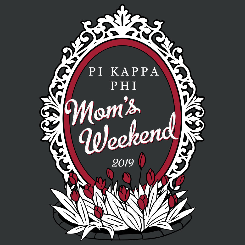 Pi Kappa Phi Mom's Weekend Floral Frame Design
