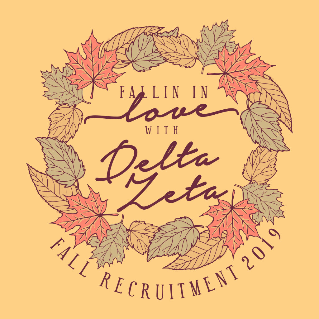 Delta Zeta Fall in Love Design