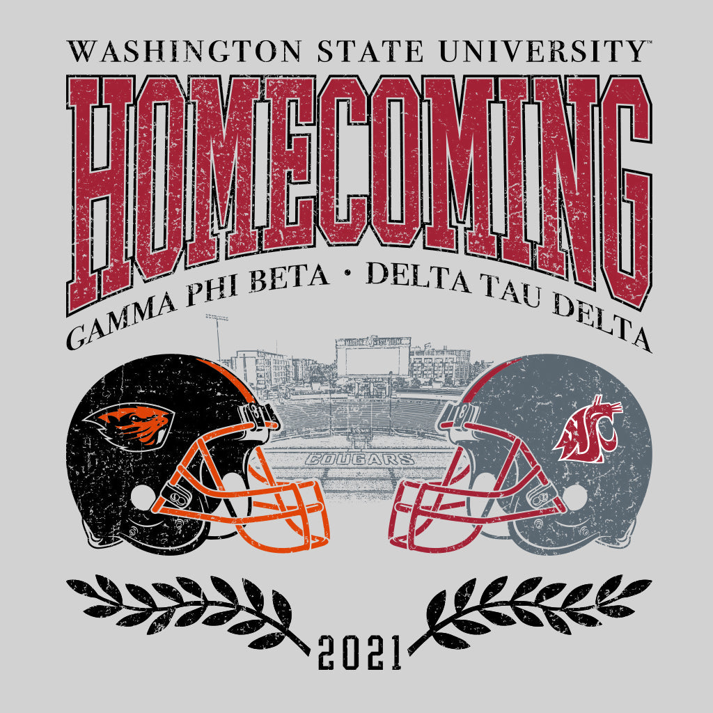 WSU vs. OSU Vintage Design